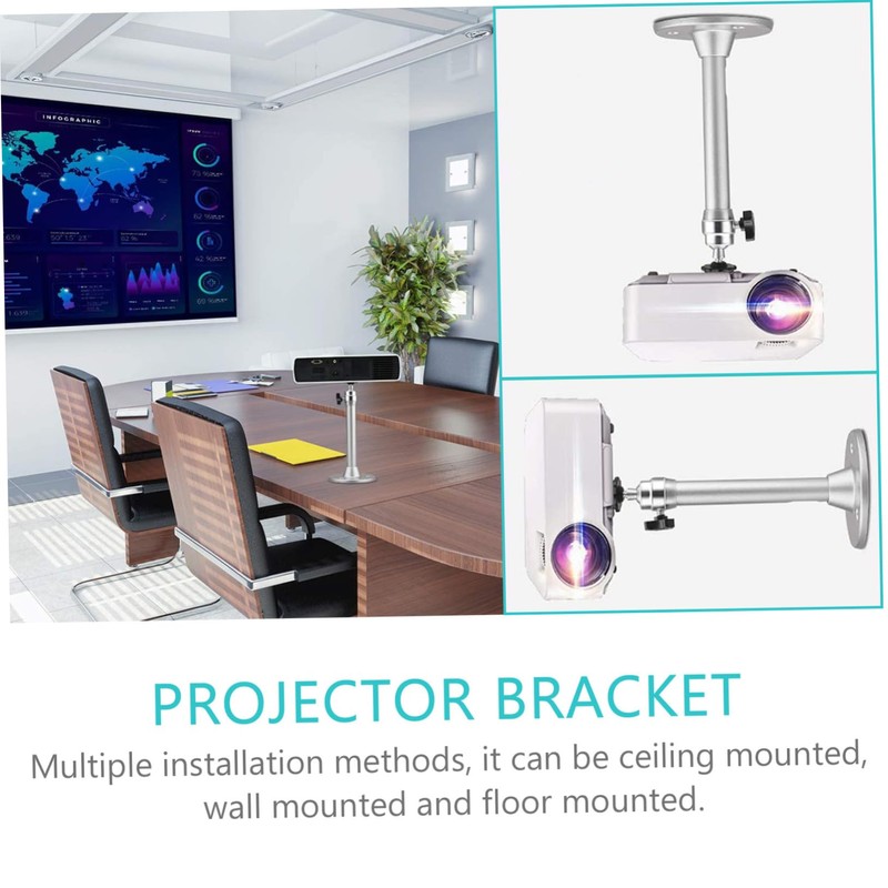 DOITOOL Adjustable Projector Stand Ceiling Mount Wall Mount Projector Bracket