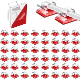 50 Piezas Clips Organizador de Cables Autoadhesivo, Clips Adhesivos para Cables, Soportes de Cable Autoadhesivos, Administración de Cables Autoadhesivos Que Se Utilizan (Transparente)