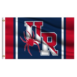 University Waterproof Outdoor Flag Compatible for Spiders,Richmond Sports 3x5 ft Banner for College School Team with Grommets For Party Home Office,Double Sided