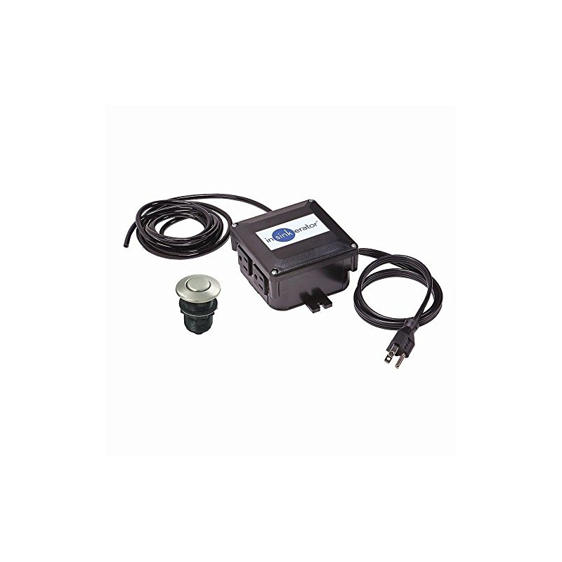 InSinkErator Garbage Disposal Air Switch Kit, Dual Outlet Sink Top