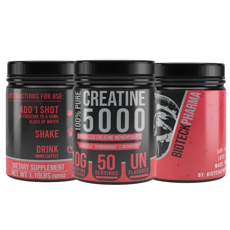 Creatina Monohidratada 100% pura sin sabor 500 grs - 50