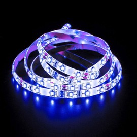 LED Strip 500cm 5m ; 24V Waterproof IP65 300LEDs ; Blue
