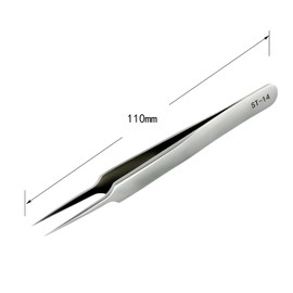 Precision Tweezers, Tweezers, Precision, Extra Fine Tweezers, Tweezers, Thin Tweezers, Plastic Model Tweezers, Modeling Tweezers, Crafts, Tweezers, Stainless Steel ST-14