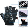 SOUKE Fingerless Cycling Gloves Padded Cycling Gloves Half Finger Cycling