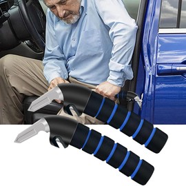 Vexellence Car Handle Assist for Elderly Car Door Handle, Mobility Car Assist Transfer Support Handle, Multifunction Automotive Grab Handles, Aids for Disabled and Elderly（ 2Pack, Blue）