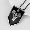 Destiny Necklace Hunter Warlock Titanium Pendant Emblem Necklace Ghost Iron