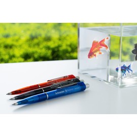 Schneider Optima Druckkugelschreiber (Strichstärke M, dokumentenecht) 10 Stück, blau-transparent