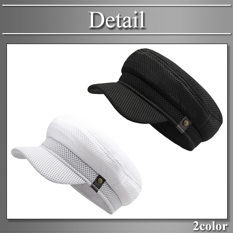 Buzz Selection Cap788 Mesh Marine Cap, Hat, Breathable, Polyester, Men's,