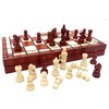 Amazinggirl Chess Board Set, Foldable, Wood with Chess Figures, Large,