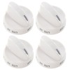 GYOFFULL 316442512 Stove Knob White Gas Oven Range Control Assembly