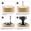 Premium Adjustable Furniture Feet Levelers - Furniture Risers, Furniture Levelers,