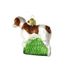 Old World Christmas Ornaments Brittany Spaniel Glass Blown Ornaments for