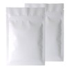 Double-Sided Matte White Reclosable Zipper Flat Bags Heat Sealing Pouch