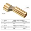 PATIKIL G1/2 to G3/4 Male Thread Claw Foot Bathtub Adapter,