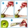 SINGARE Apple Cutter Slicer & Corer Kit - 12-Blade Apple