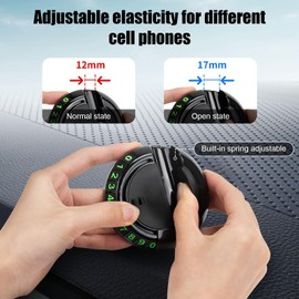 Jemey Auto-Armaturenbrettmatte, Rutschfester Telefon- und Sonnenbrillenhalter aus Silikon fürs Auto, Universelles Anti-Rutsch-Pad für Smartphones, Schlüssel, Gadgets, Sicheres Auto-Innenraumzubehör