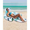 Pool Float Lounge Adults Heavy Duty 2 in 1 Convertible