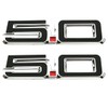 2pcs 5.0 Side Emblems 3D Badge Replacement for 2024 Mustang