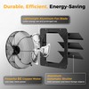 CAMMOO 14 Inch EC Motor Shutter Exhaust Fan, 6 Inch