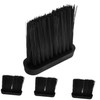 Kisangel 3sets Fireplace Brush Head Replacement Scrub Brushes for Fireplaces