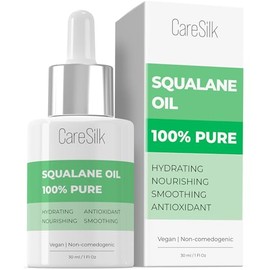 Aceite De Escualano Para La Cara - Hidratante De Escualano Orgánico 100% Puro - Aceite Facial Natural Vegano - Aceite Facial Hidratante Nutritivo - Vegano - No Comedogénico