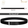 JASGOOD Women No Show Stretch Belt Invisible Elastic Hook and