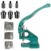 QWORK Heavy Duty Hand Press Eyelet Grommet Machine Punch Tool