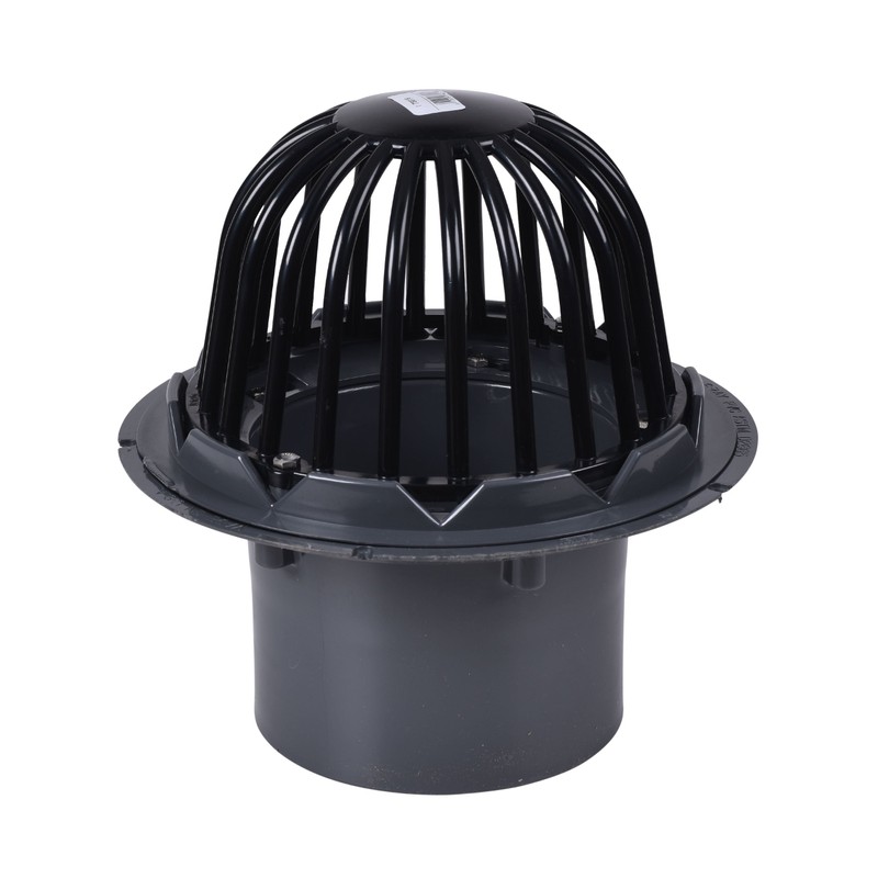 Oatey 78016 PVC Roof Drain with Plastic Dome, 6-Inch