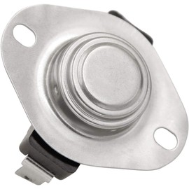 BoyoTec Thermostat Switch for Fireplace Blower Fan, Temp Sensor for Wood Stove, Snap Disc Thermal Fan Control (120°F ON and 105°F Off), Metallic