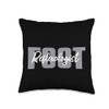 Foot Reflexologist Typeset Apparel Reflexology Throw Pillow