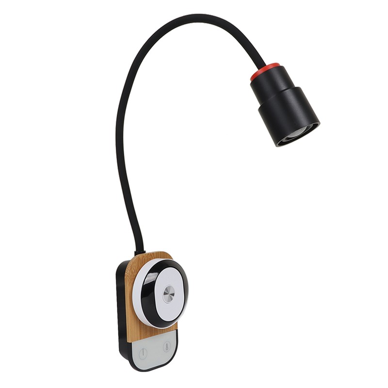 LED Reading Light Black Eye Protection LED Rechargeable Remote Control