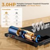 Portable Tradmill with Handle, 3.0HP Walking Pad Treadmill, Electric Compact