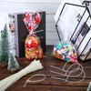Boao Christmas Clear Banisters Ties 10 Inch Reusable Holiday Garland
