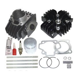 TOP NOTCH PARTS 60cc Big BORE Cylinder Piston Rings Head Gasket TOP KIT Set for FITS 1979-1987 Yamaha QT50 & 1981-2023 Yamaha PW50 Bike