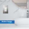 LIDER Decorator Wall Plate, Impact Resistant, Plexiglass, Reflective Finish, Modern