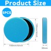 150mm Polishing Pads 5PCS Car Polisher Pads with 2Pcs Wool
