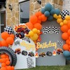 RKMYTR Monster Truck Birthday Banner with Garland - Race Car