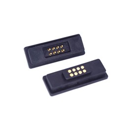 1Pair 6P/7P/8P/9P/10P/11P/12P/13P/14P/15P/16P/17P/18P/19P/20P Magnetic Pogo Pin Connector,DC Power Male+Female Socket Charge Spring Loaded Magnet Pogo Pin Connector DC Power Charging Connector (8Pin)