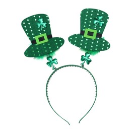 LALAFINA 3pcs St Patrick's Day Head Decor Fashion Hairband Hair Hoop for Women Men Boys and Girls Selfie