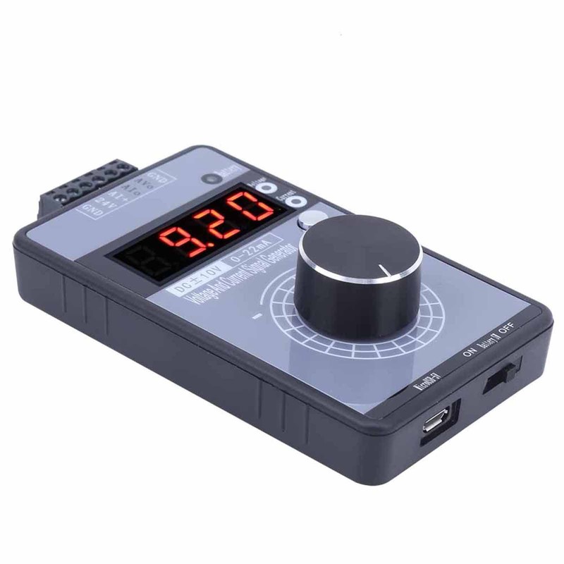 Greensen Digitaler Signalgenerator: Stromspannung 0-10 V/0-22MA, Analog-Simulator der Handheld-Schnittstelle mit