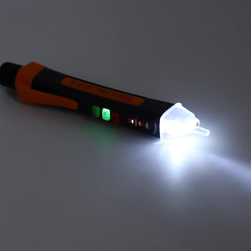 BRAVECOW Current Tester, AC Non-Contact Voltage Tester 12-1000V/48V-1000V, Test Pen
