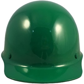 Texas America Safety Company Custom Skullgard Cap Style Size Small Hard Hat with Ratchet Suspension and Tote - Green