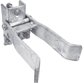 Commercial Single GATE Strong Arm Latch for 3" Fence Post - and 1-5/8" Thru 2" Chain Link or Round Pipe Gate Frames (Each)