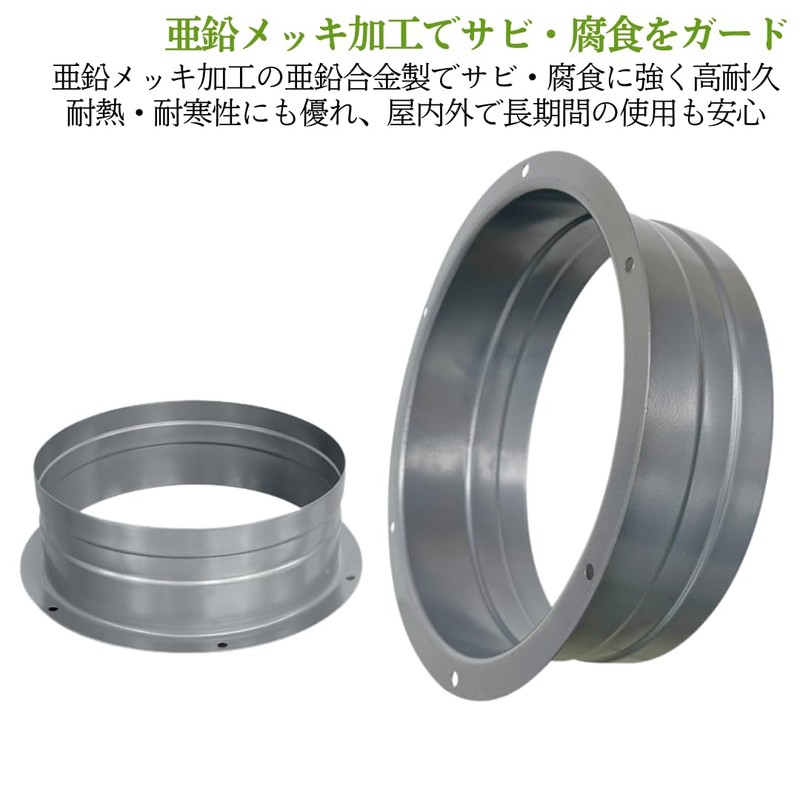 I'm so happy Duct Connector 5.9 inches (150 mm) Straight