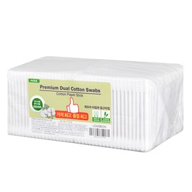 Ruibon Expert Large Capacity Dual Cotton Swab, 1000 Pieces, 1 Piece / 루이본 엑스퍼트 대용량 듀얼 면봉, 1000개입, 1개