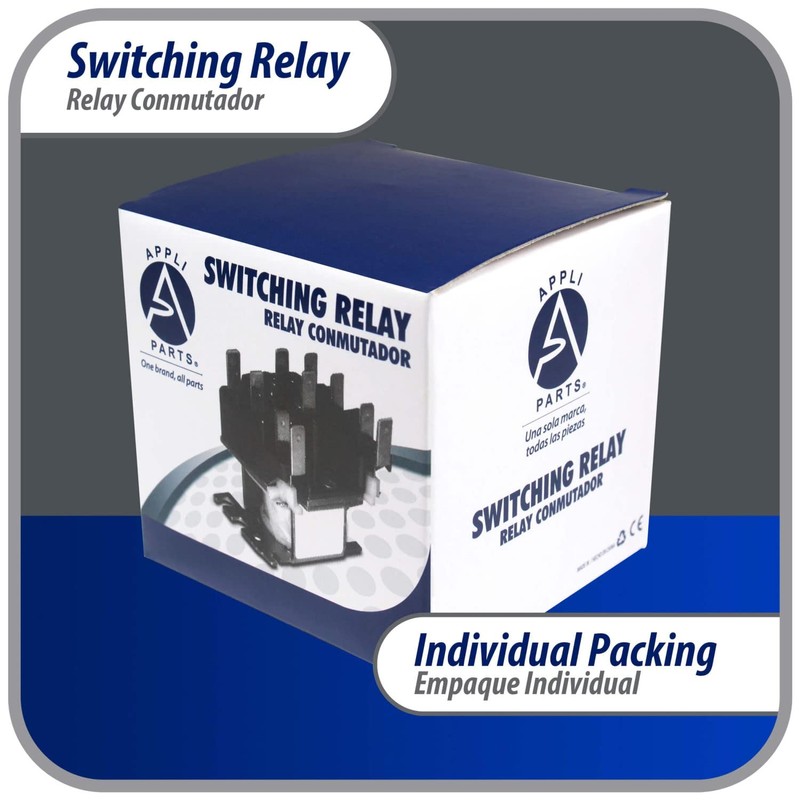 Appli Parts APSWR-340 90-340,24 VAC Coil, General Purpose Switching Relay,DPDT,