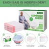 Commode Liners 120PCS Bedside Commode Liners Disposable-Portable Toilet Bags for