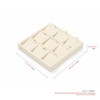 Oirlv Microfiber 9 Slots Jewelry Pendant Display Tray Jewelry Necklace