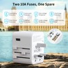 Travel Adapter Worldwide, Universal Travel Plug with 2 USB A