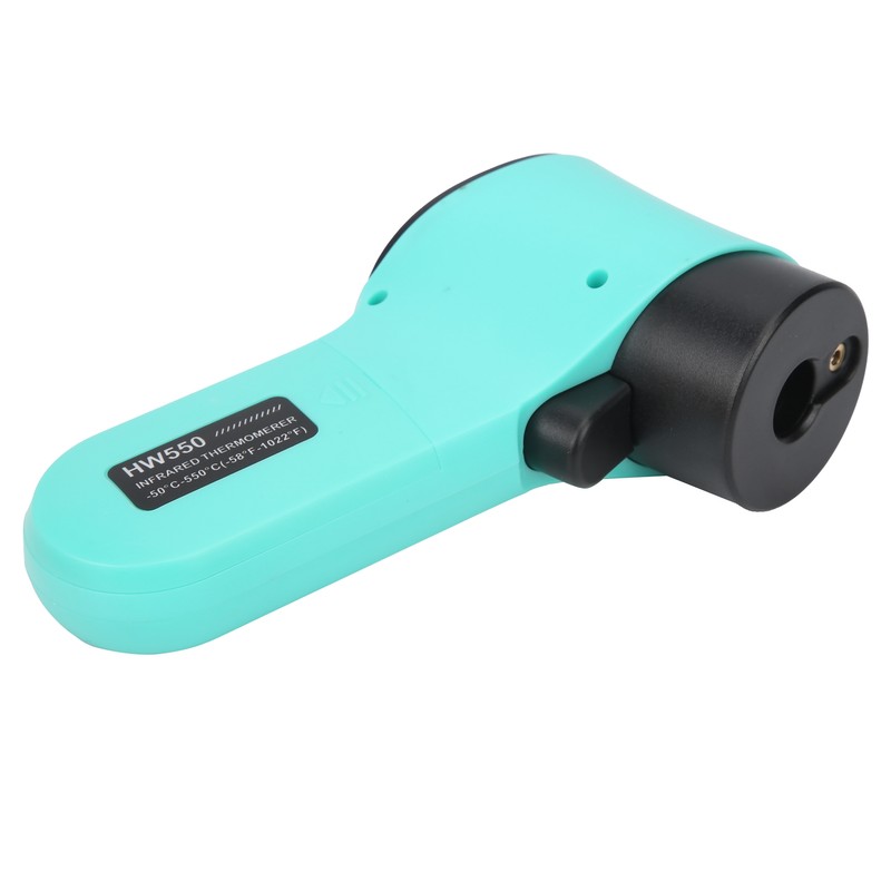 Temperature Measuring Gun NonContact Infrared Portable Handheld Thermometer HW550(Green )